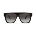 Alexander McQueen Square Sunglasses — Black – Grey AM0302S 001