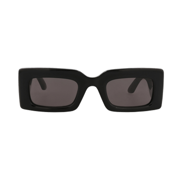 Alexander McQueen Square Sunglasses — Black – Grey AM0433S 001