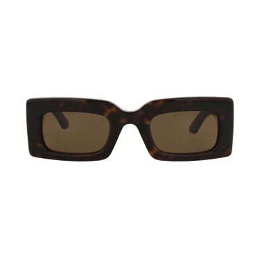 Alexander McQueen Square Sunglasses — Brown – Havana AM0433S 002