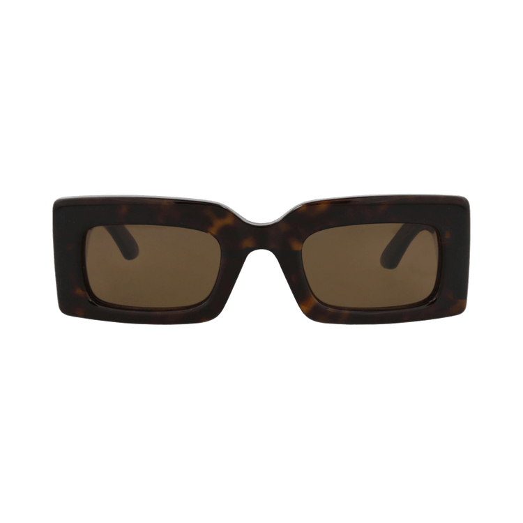 Alexander McQueen Square Sunglasses — Brown – Havana AM0433S 002