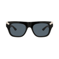Alexander McQueen Square Sunglasses — Black – Blue AM0441S 002