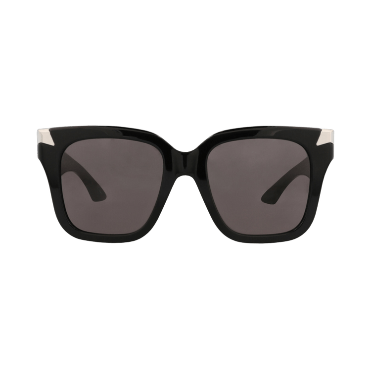 Alexander McQueen Square Sunglasses — Black – Grey AM0440S 001