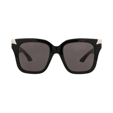 Alexander McQueen Square Sunglasses — Black – Grey AM0440S 001