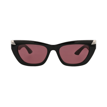 Alexander McQueen Cat Eye Sunglasses — Black – Violet AM0440SA 002