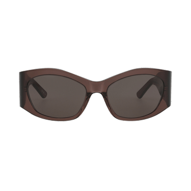 Balenciaga Square Sunglasses — Brown – Grey BB0329S 004