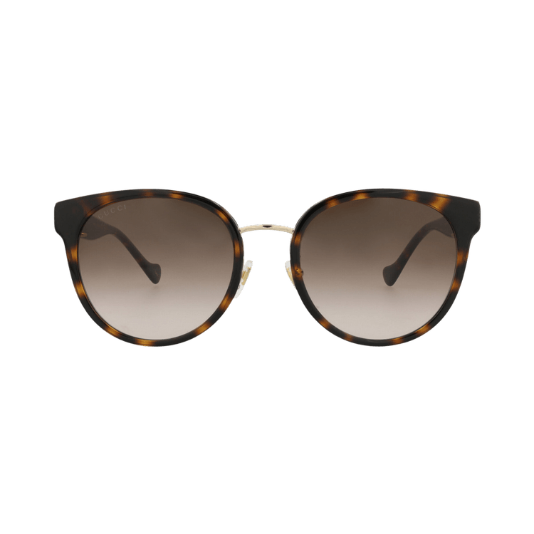 Gucci Round Sunglasses — Brown