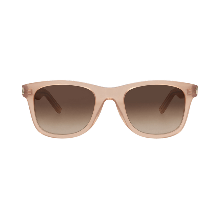Saint Laurent Square Sunglasses — Orange – Brown 51 082