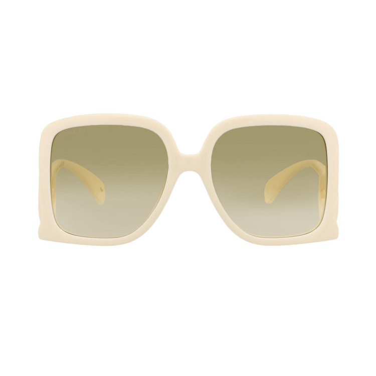 Gucci Square Sunglasses — Cream – Ivory Brown GG1326S 002