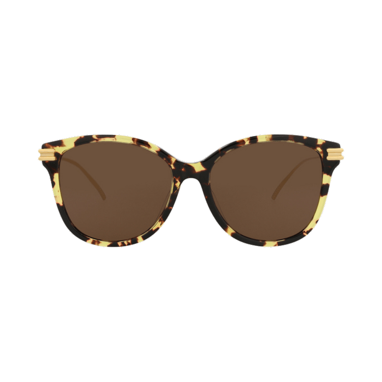 Bottega Veneta Round Sunglasses — Brown – Gold BV1048SA 002