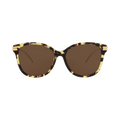 Bottega Veneta Round Sunglasses — Brown – Gold BV1048SA 002