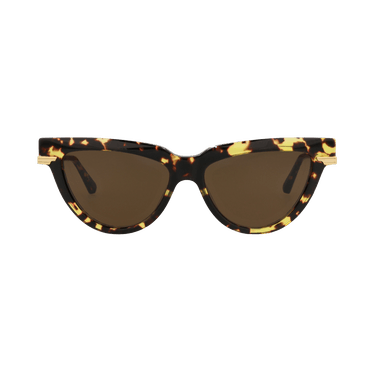 Bottega Veneta Cat Eye Sunglasses — Brown – Havana Gold BV1265S 002