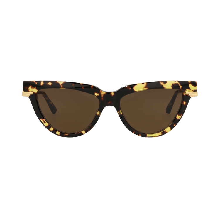 Bottega Veneta Cat Eye Sunglasses — Brown – Havana Gold BV1265S 002