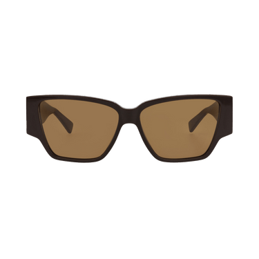 Bottega Veneta Square Sunglasses — Brown – BV1285S 003