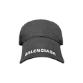 Balenciaga Logo Embroidered Cap 'Black'
