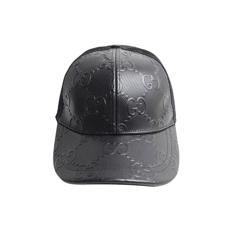 Gucci GG Embossed Baseball Hat 'Black'