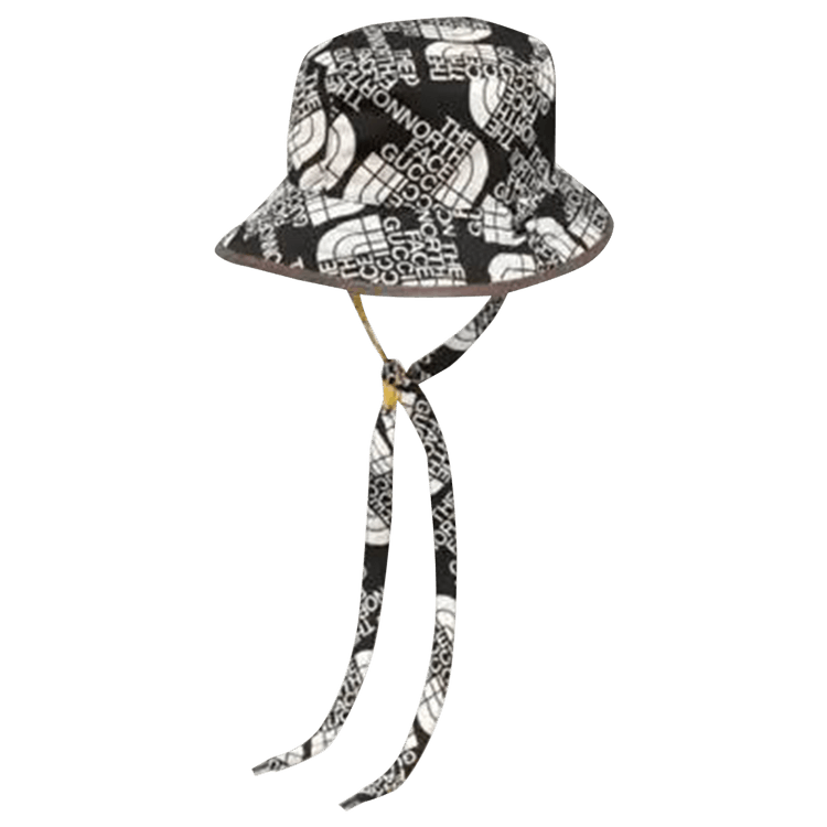 Gucci x The North Face Self Tie Nylon Hat 'Brown/White'
