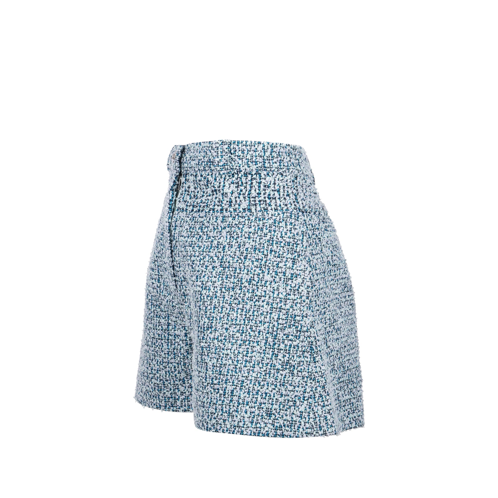chanel-size-36-20p-tweed-shorts-polyamide-cotton-navy-blue-blue-green