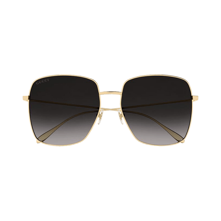 Gucci Square Sunglasses — Gold – Grey GG1031S 009