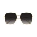 Gucci Square Sunglasses — Gold – Grey GG1031S 009