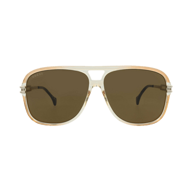 Gucci Aviator Sunglasses — Orange