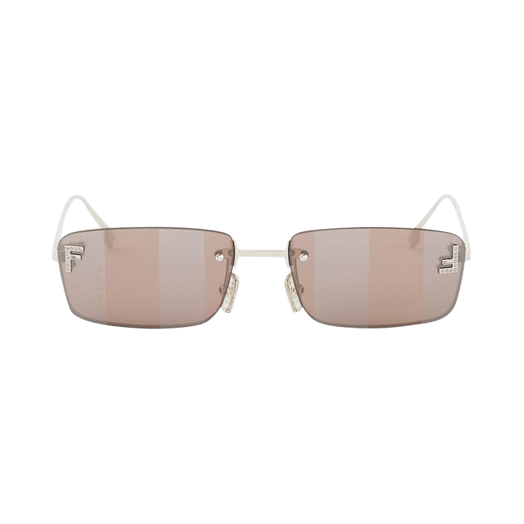 Fendi First Crystal Sunglasses — Gold