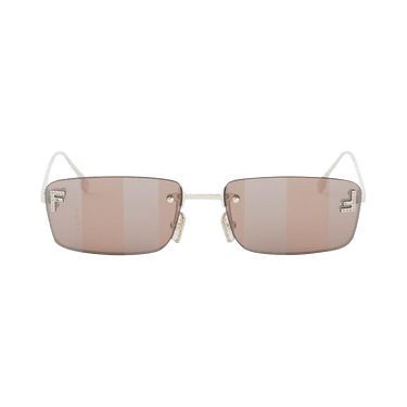 Fendi First Crystal Sunglasses — Gold