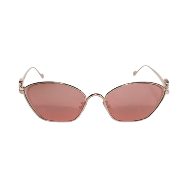 Loewe Anagram Sunglasses — Gold – Shiny Rose Bordeaux Mirror LW40115U 28U