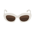 Loewe Curvy Sunglasses — White