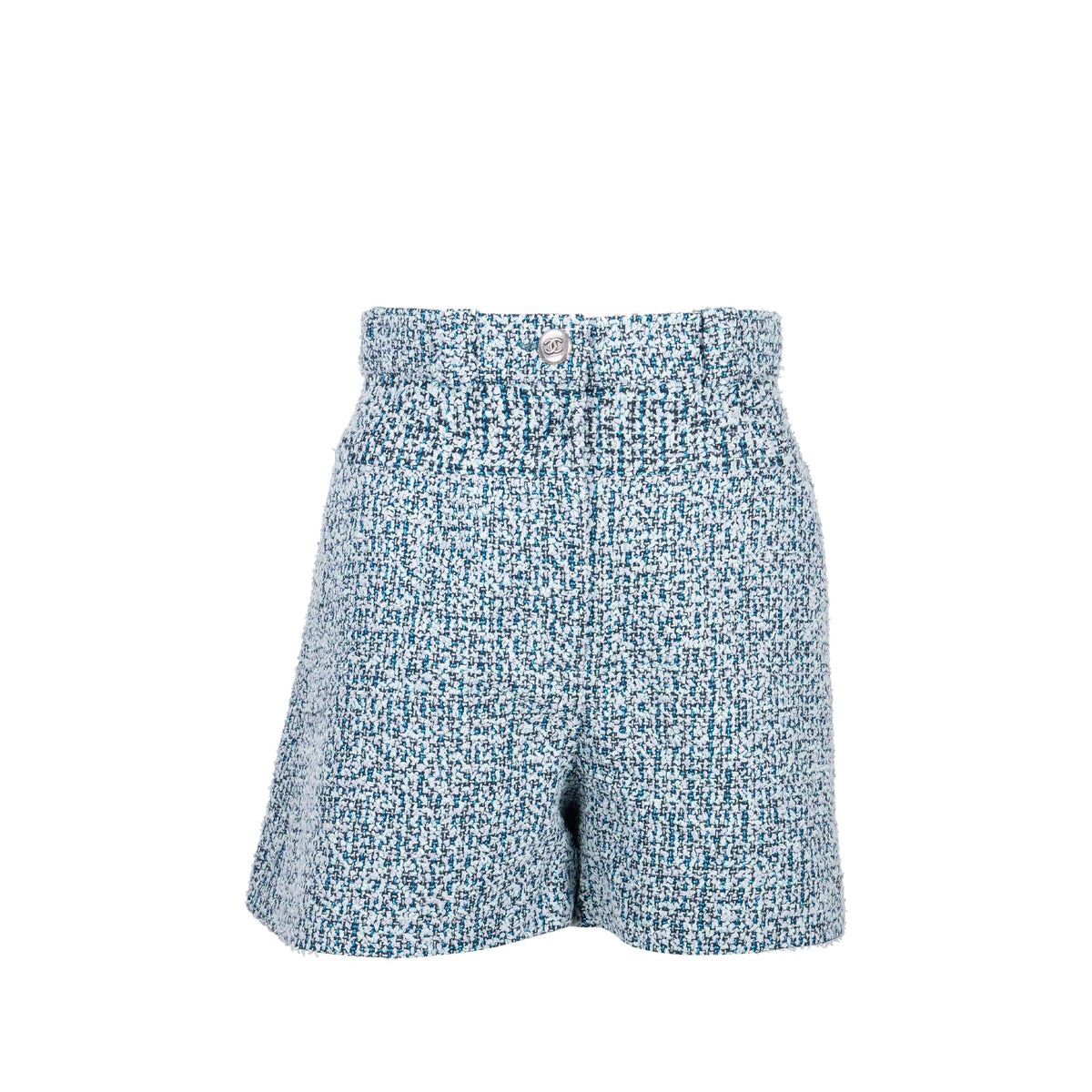 chanel-size-36-20p-tweed-shorts-polyamide-cotton-navy-blue-blue-green