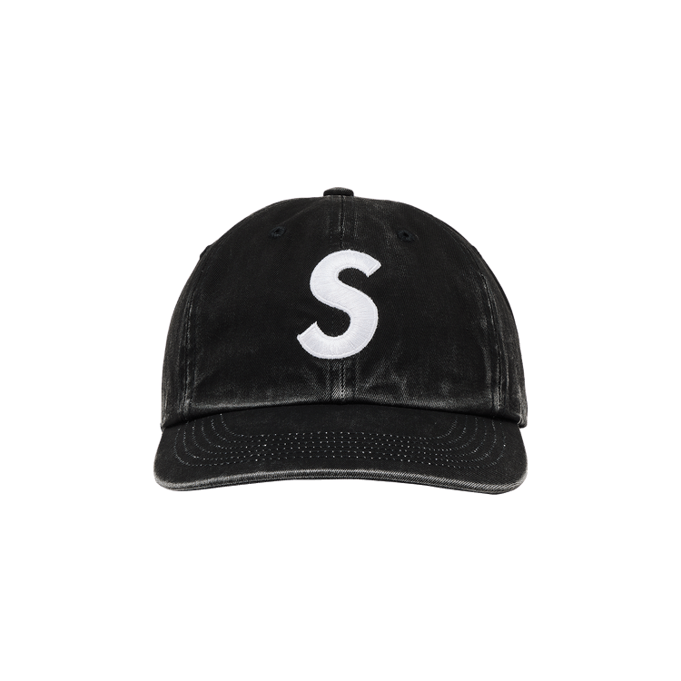 Supreme Pigment Coated 2-Tone S Logo 6-Panel 'Black'