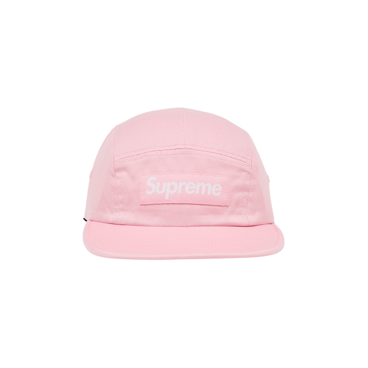Supreme Washed Chino Twill Camp Cap 'Pink' – FW25H39