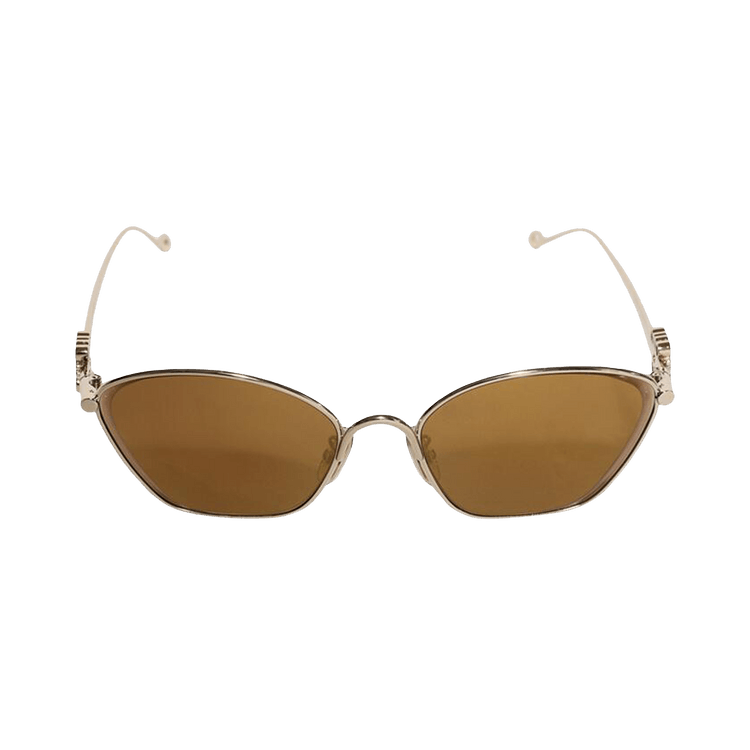 Loewe Anagram Sunglasses — Gold – Brown Mirror LW40115UM5732G
