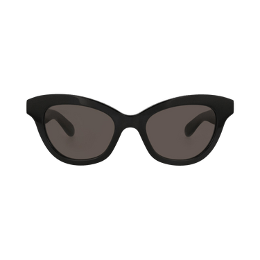 Alexander McQueen Cat Eye-Frame Recycled Acetate Sunglasses — Multi-Color – Black Grey AM0391S 30014332 001