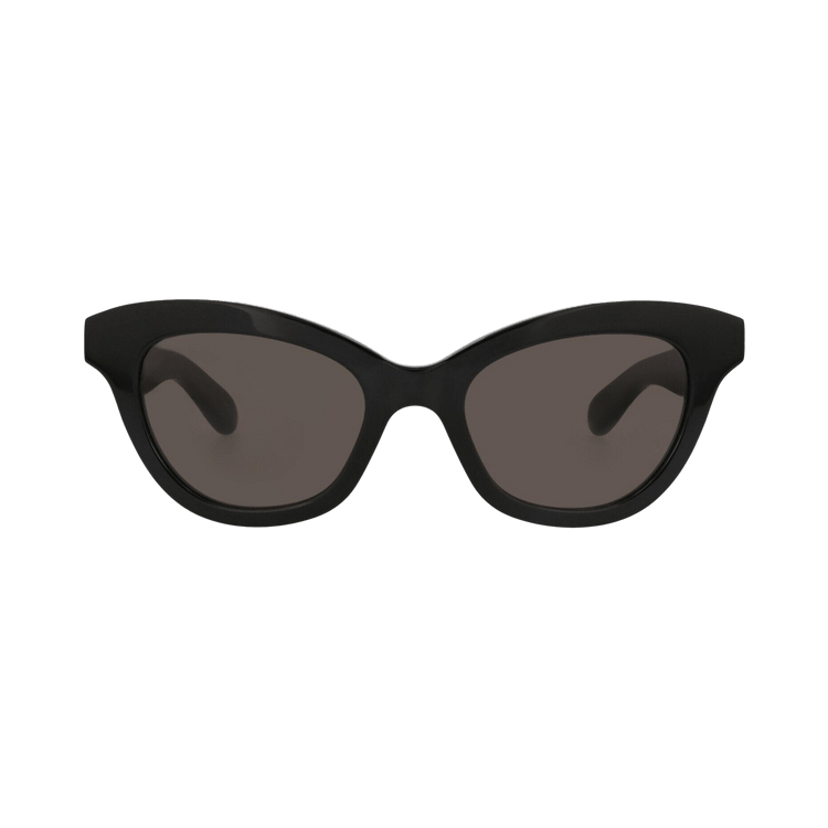 Alexander McQueen Cat Eye-Frame Recycled Acetate Sunglasses — Multi-Color – Black Grey AM0391S 30014332 001