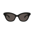 Alexander McQueen Cat Eye-Frame Recycled Acetate Sunglasses — Multi-Color – Black Grey AM0391S 30014332 001