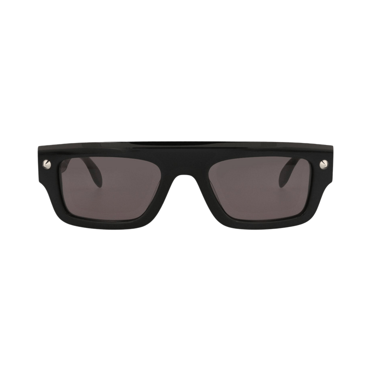 Alexander McQueen Square-Frame Recycled Acetate Sunglasses — Multi-Color – Black Grey AM0427S 30014622 001