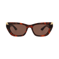 Alexander McQueen Cat Eye-Frame Recycled Acetate Sunglasses — Multi-Color – Havana Brown AM0440SA 30015178