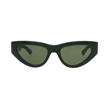 Bottega Veneta Cat Eye-Frame Recycled Acetate Sunglasses — Green – BV1176S 30013665 007