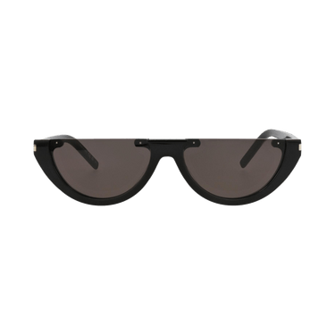 Saint Laurent Cat Eye-Frame Recycled Acetate Sunglasses — Black