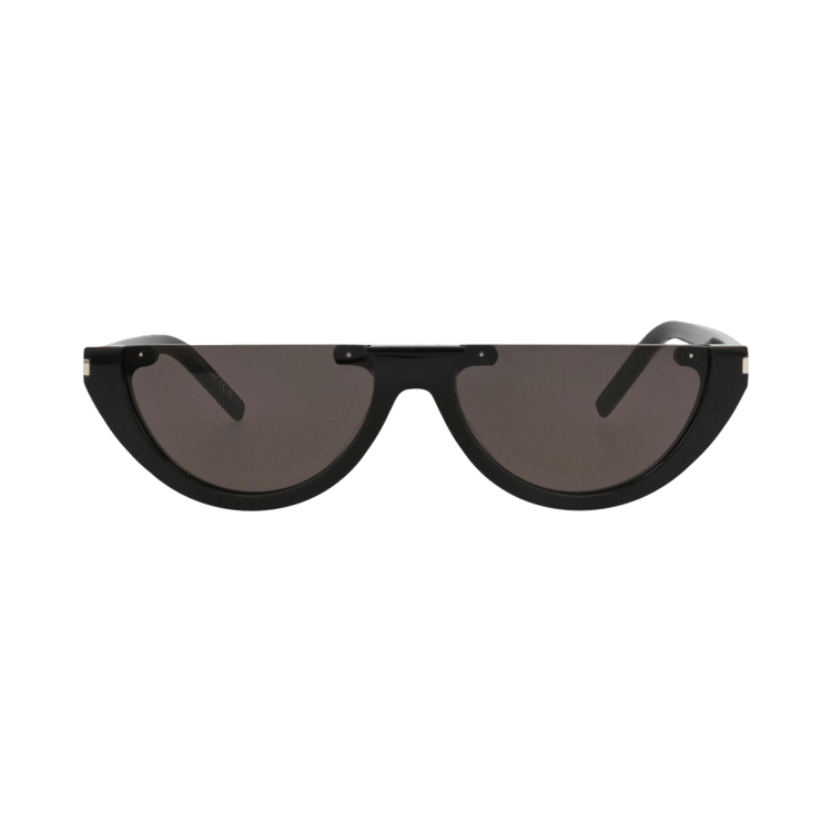 Saint Laurent Cat Eye-Frame Recycled Acetate Sunglasses — Black