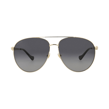 Gucci Aviator-Frame Metal Sunglasses — Multi-Color