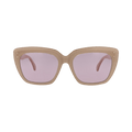 Alaïa Square-Frame Acetate Sunglasses — Purple