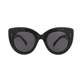 Alaïa Cat Eye-Frame Acetate Sunglasses — Grey