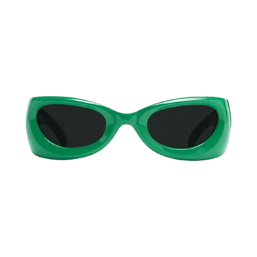 SKYLRK Upside Down Bio-Nylon Sunglasses — Green