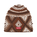 Supreme Textured Knit Beanie 'Brown'