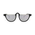 Gucci Round Frame Acetate Sunglasses — Black – Silver GG1368S 30013999