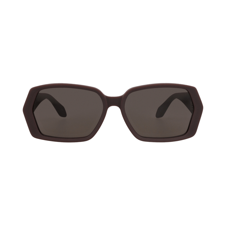 Alaïa Square-Frame Recycled Acetate Sunglasses — Red