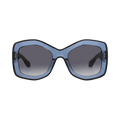 Alaïa Square-Frame Recycled Acetate Sunglasses — Blue – Black Grey AA0066S 30014220