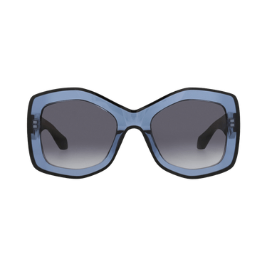 Alaïa Square-Frame Recycled Acetate Sunglasses — Blue – Black Grey AA0066S 30014220