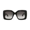 Alaïa Square-Frame Recycled Acetate Sunglasses — Black